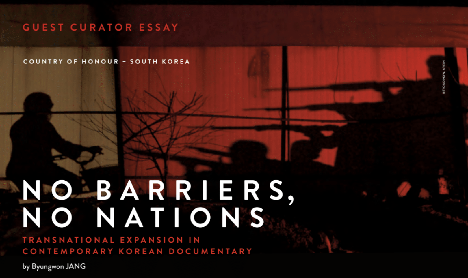 NO BARRIERS, NO NATIONS