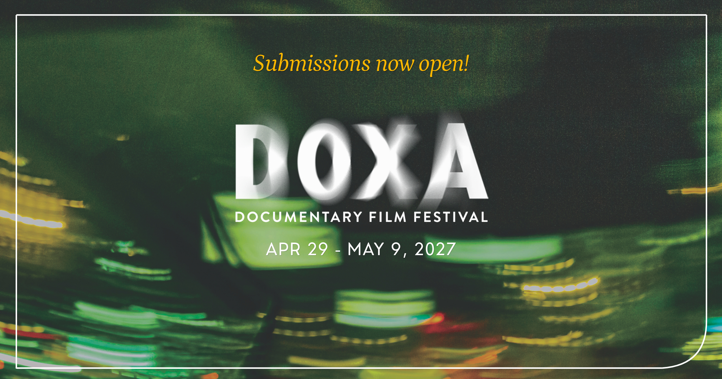 Submissions now open! 